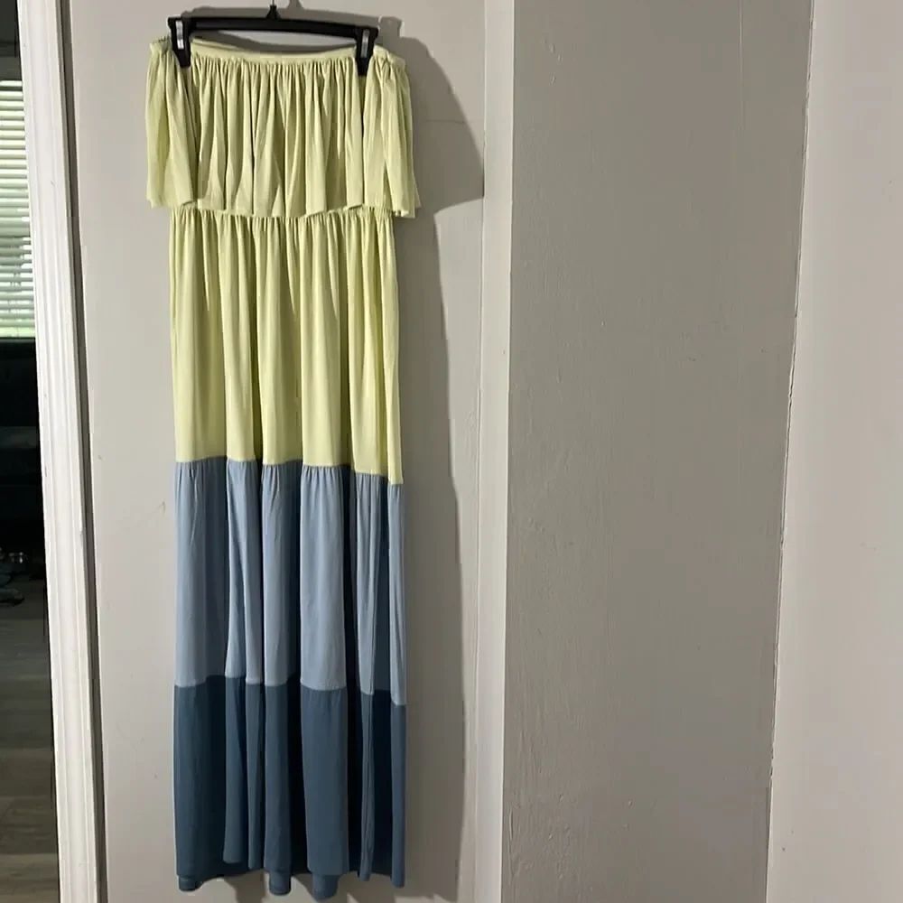 LASCANA STRAPLESS MAXI DRESS SIZE 8 - Picture 2 of 8